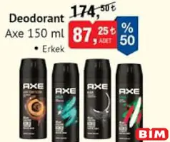 AXE DEODORANT ERKEK 150 ML AXE DEODORANT ERKEK 150 ML